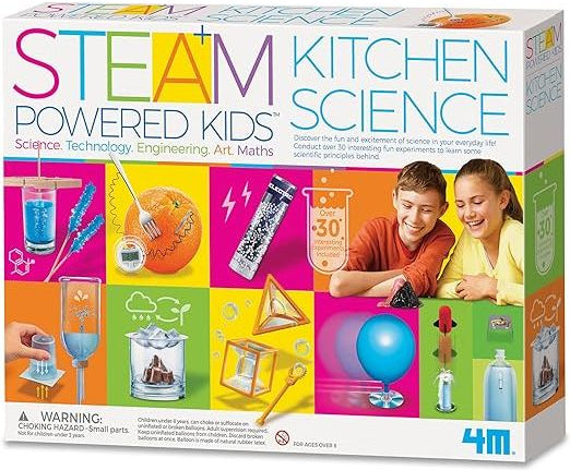 لعبة علوم المطبخ للأطفال التي تعمل بالبخار من 4M