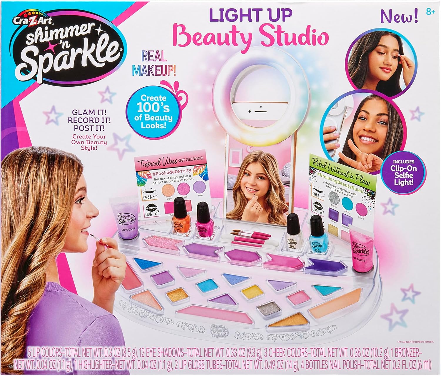 Shimmer 'N Sparkle Selfie Time Light Up Beauty Studio