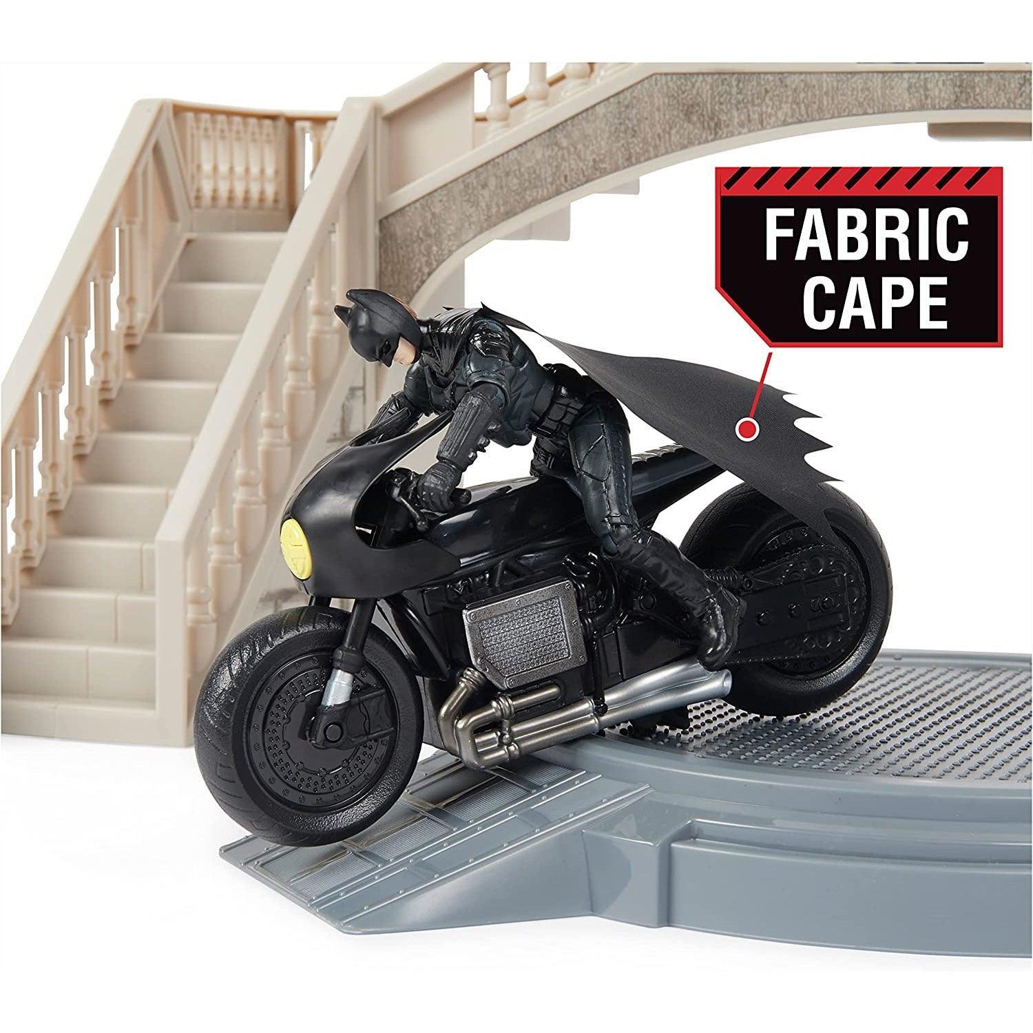 DC Comics, Batman Batcave with Exclusive Batman and Penguin Action Figures and Batcycle, The Batman Movie Collectible Kids - BumbleToys - 5-7 Years, 8+ Years, Action Battling, Avengers, Batman, Boys, DC, DC Comics