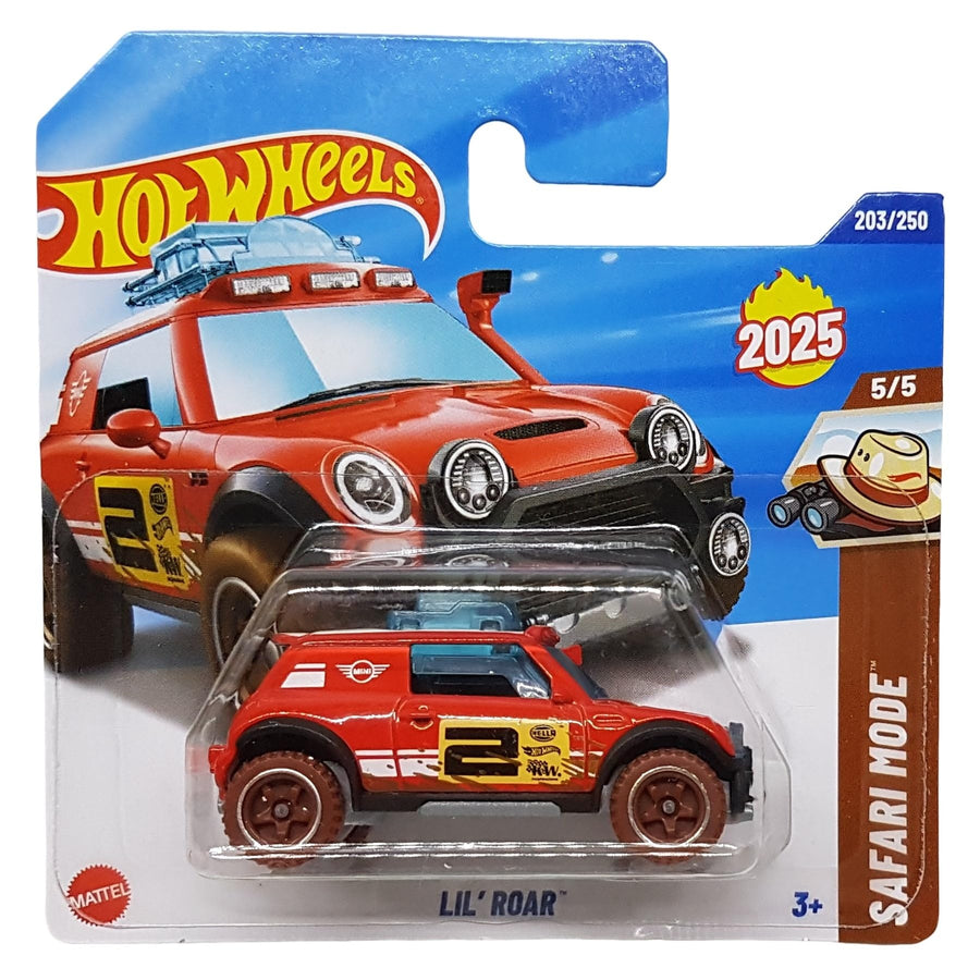 Hot Wheels Die Cast 1:64 Scale Vehicle Safari Mode - LIL'Roar