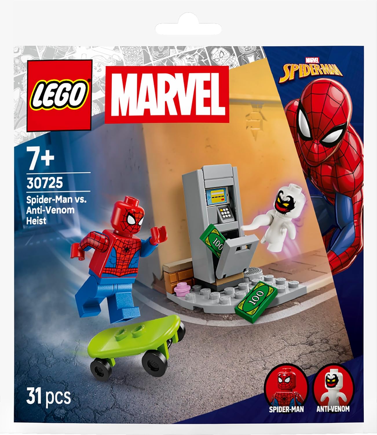 LEGO Marvel Spider-Man vs. Anti-Venom Heist 30725 (Paperbag)