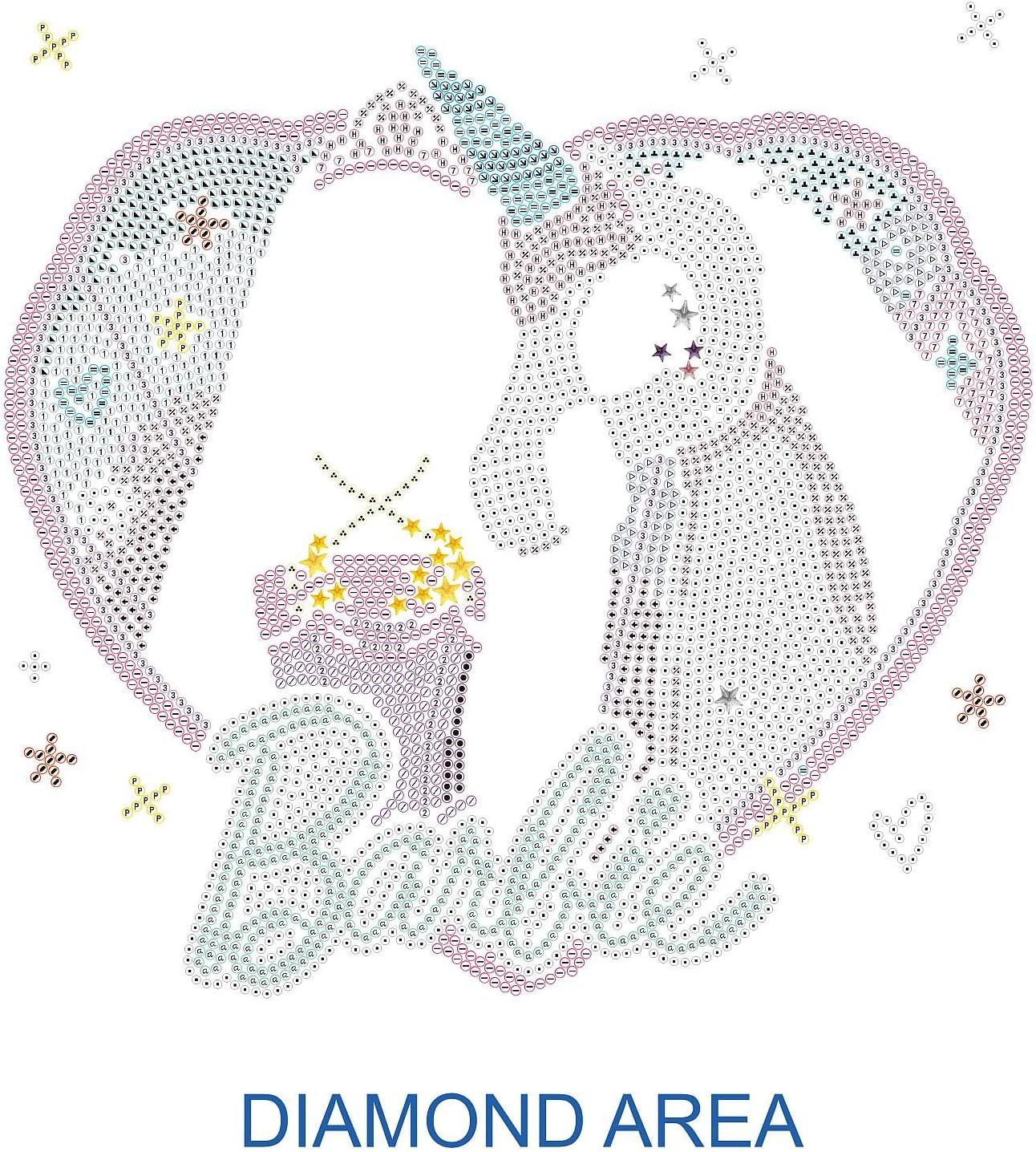 مجموعة فنية من الماس من سيمبلي دوتز 28 × 28 × 2.5 سم - باربي آي بيليف