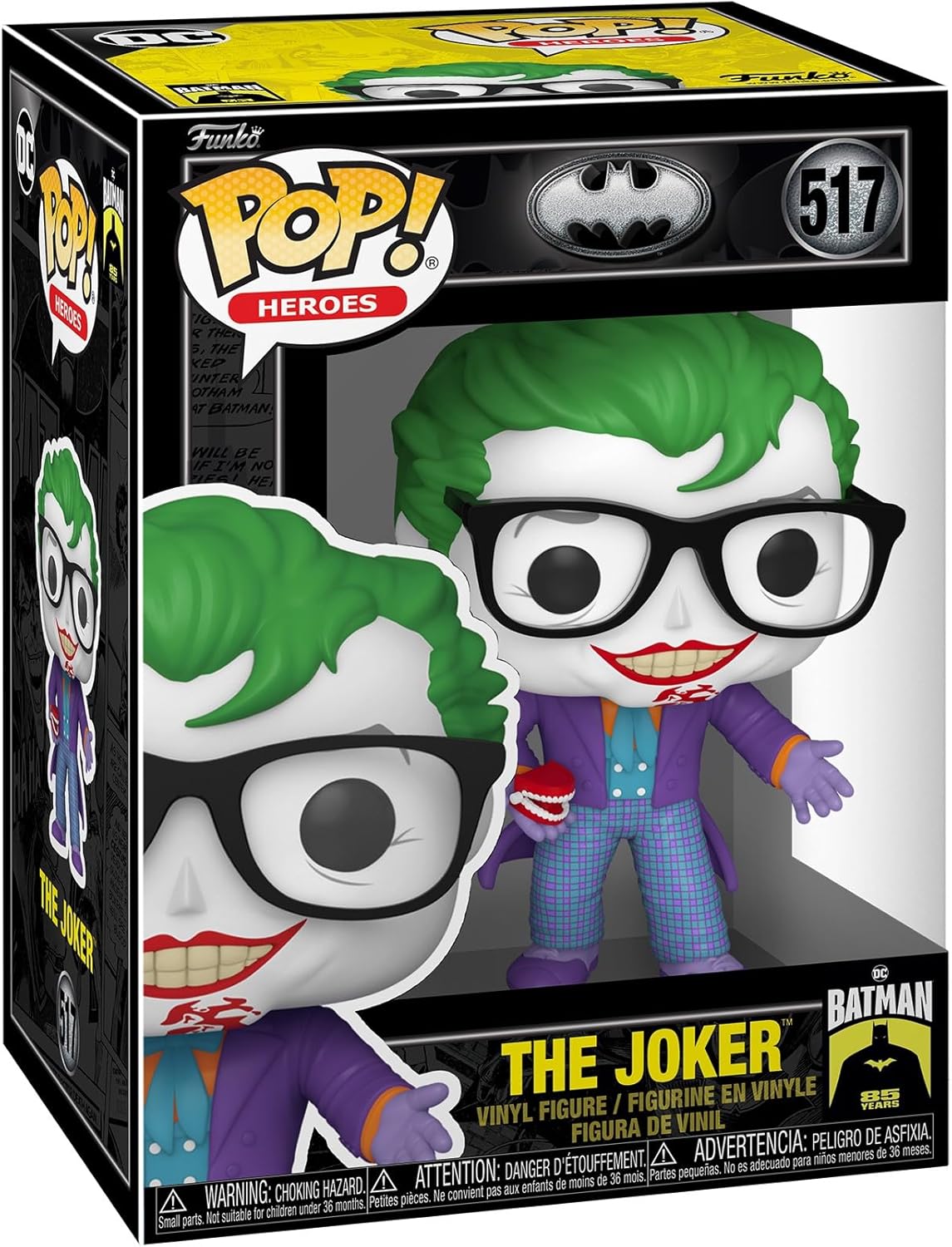 Funko Pop! Super Heroes DC Batman 85th Anniversary - The Joker with Teeth