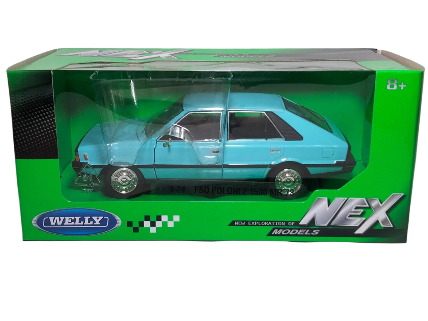 Welly Nex Die-Cast Metal Model Car 1:24- FSO POLONEZ 1500 MR'78 (Colors May Vary)