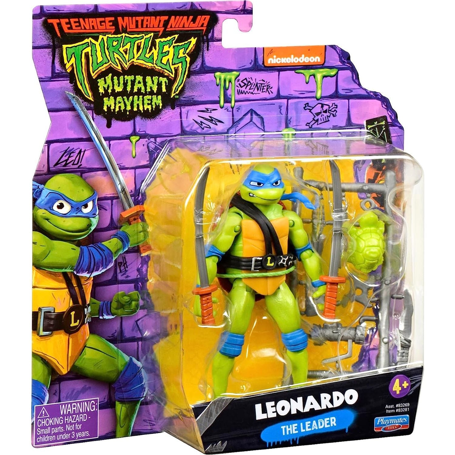 Teenage Mutant Ninja Turtles - Mutant Mayhem 4.5” Leonardo Basic Action Figure