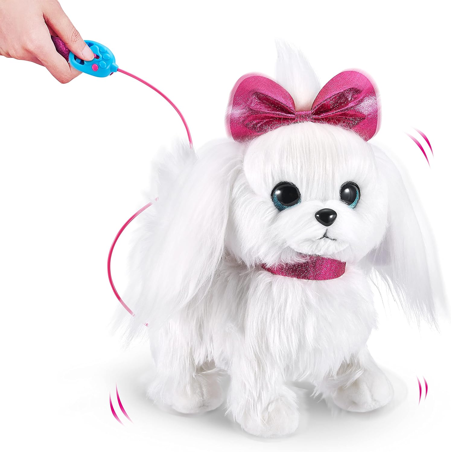Zuru Pets Alive Lil' Paw The Walking Puppy Interactive Dog That Walk, Waggle, and Barks, Interactive Plush Pet