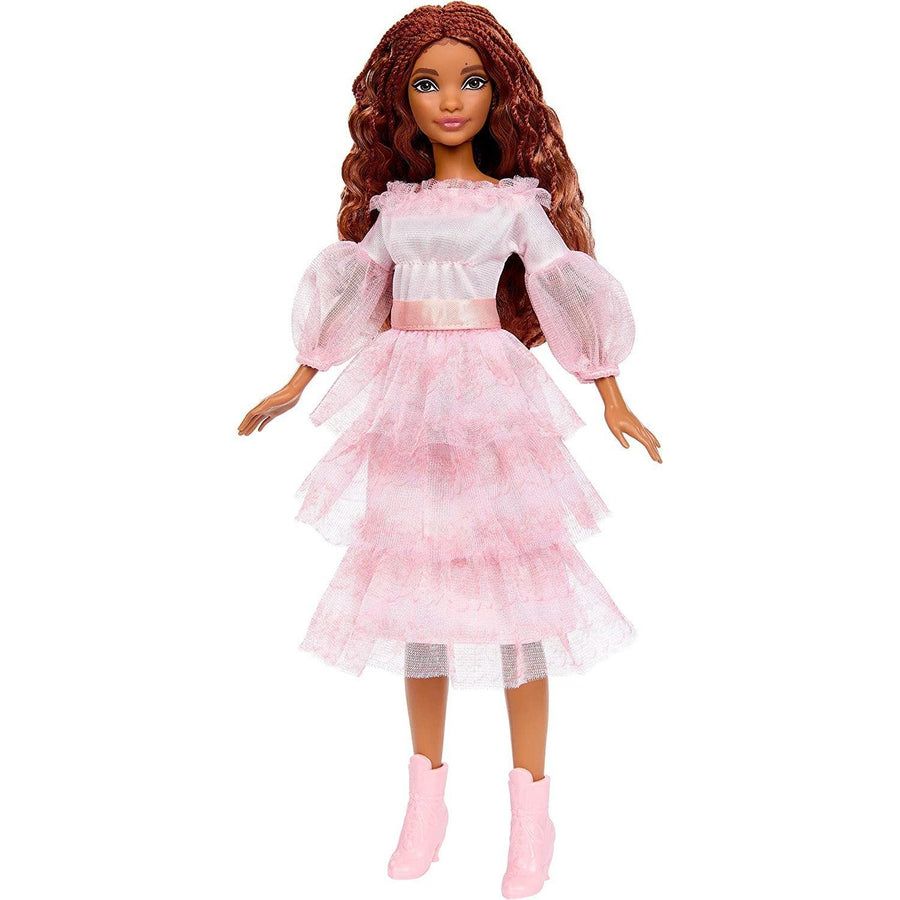 Mattel Disney The Little Mermaid, Celebration Ariel Doll with Red Hair and Pink Dress