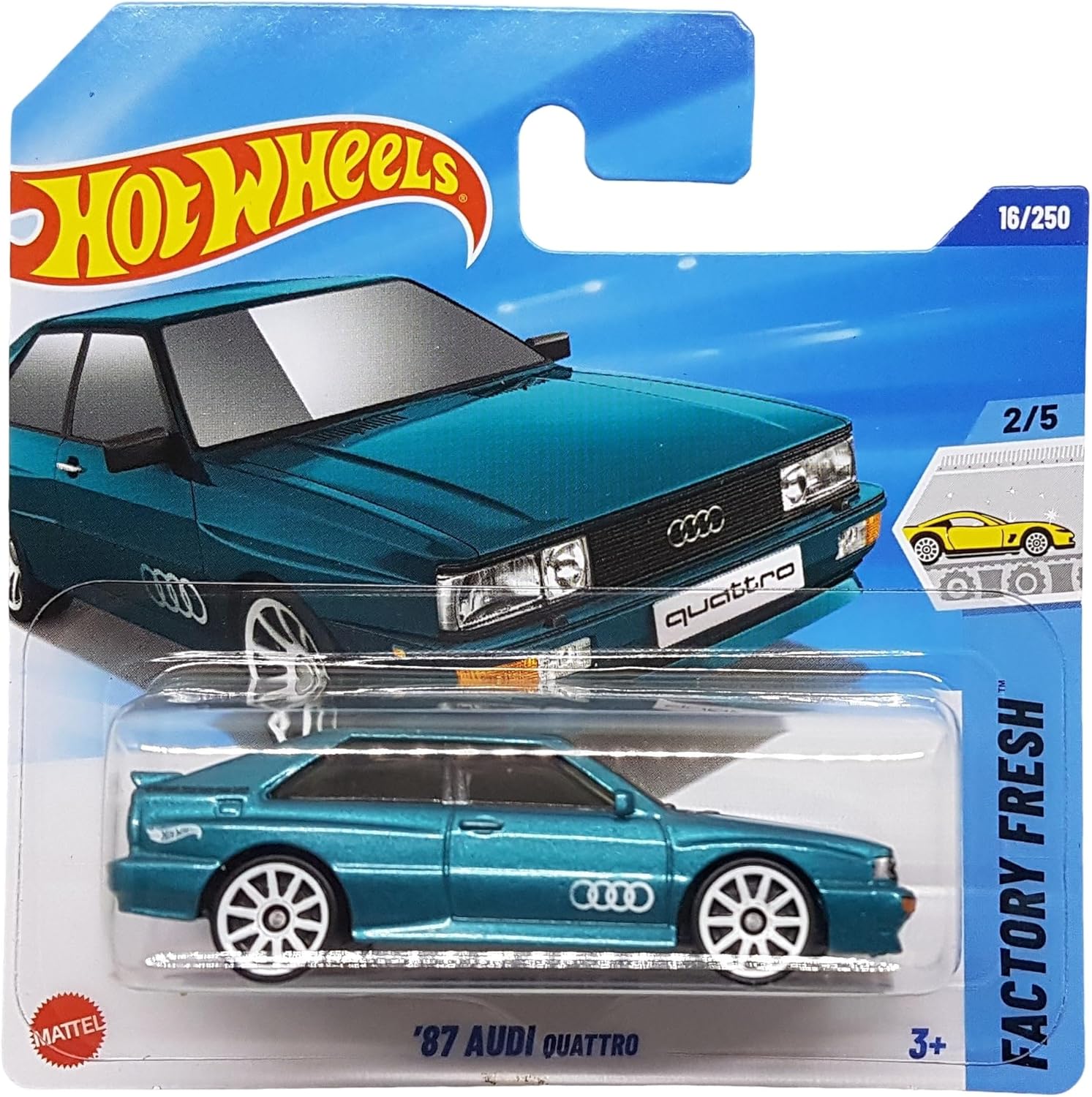 Hot Wheels FACTORY FRESH  -  '87 AUDI QUATTRO Super Tresure Hunt