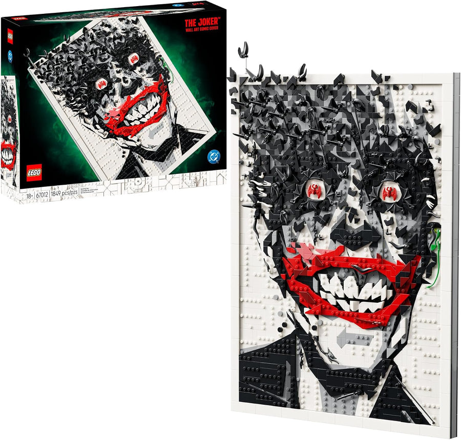 LEGO DC Batman The Joker Wall Art Comic Cover 67012 Collectible Building Set for Adults (Pre-Order)