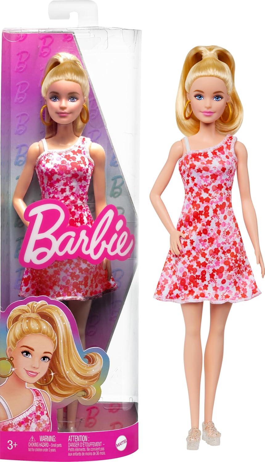 Barbie Fashionistas Doll #208: Barbie Doll With Down Syndrome Wearing Floral Dress - Official Barbie Toy BumbleToys Barbie Fashionistas Doll #208: Barbie Doll With Down Syndrome Wearing Floral Dress - Official Barbie Toy BumbleToys