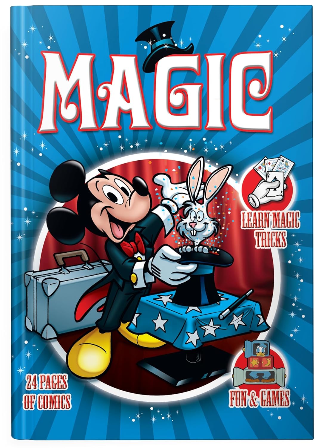 Disney Comics Magic 'Learn Magic Tricks' Hard Cover