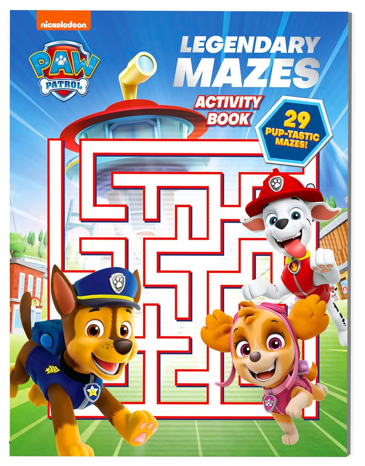 Nickelodeon Paw Patrol Lengendry Mazes Activity book 29 Pup-Tastic Mazes