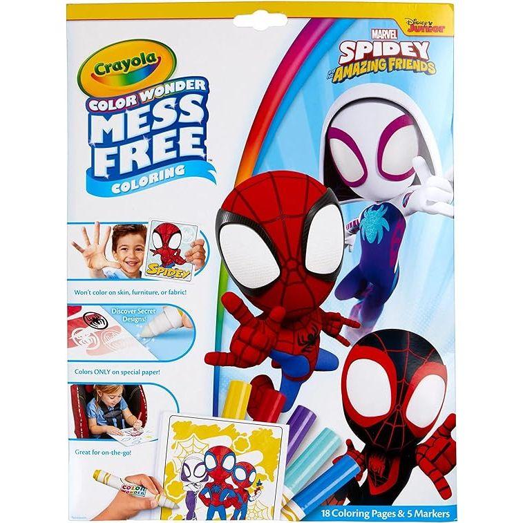 Crayola Color Wonder, Spiderman Coloring Pages & Mess Free Markers, Gift