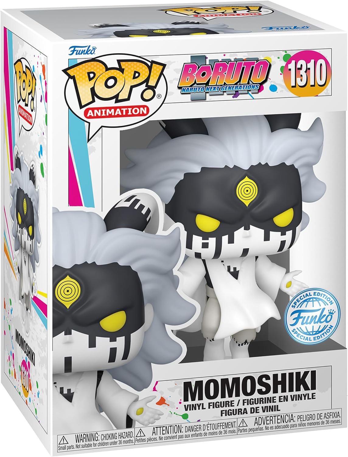 Funko Pop! Animation Boruto Next Generations - Momoshiki Special Edition White Exclusive Vinyl Figure