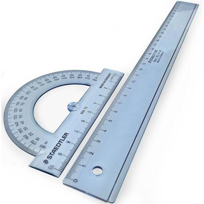 مجموعة أشكال هندسية من Staedtler Mars 569 22، كبيرة، مجموعة من 4 قطع