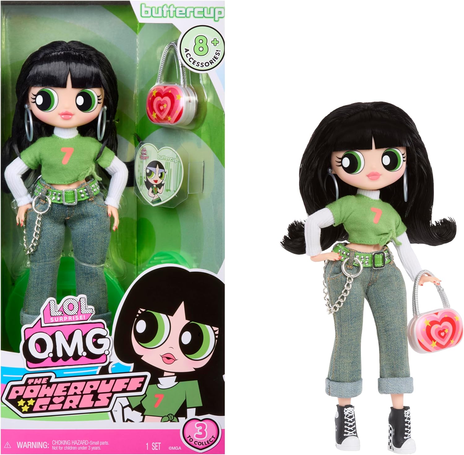 LOL Surprise OMG The Powerpuff Girls Doll - Buttercup