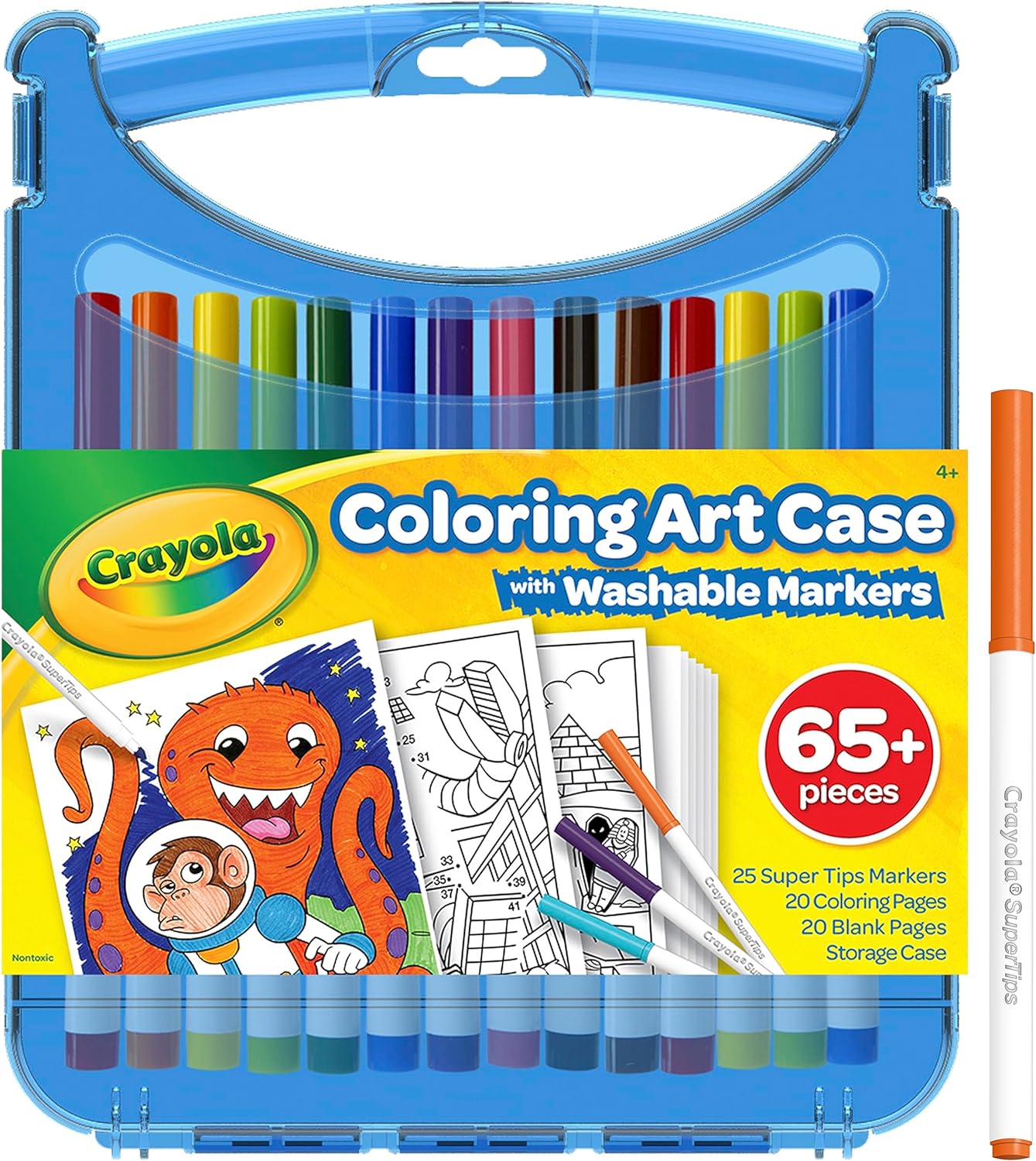 مجموعة أقلام تلوين Crayola Create and Color Super Tips القابلة للغسل