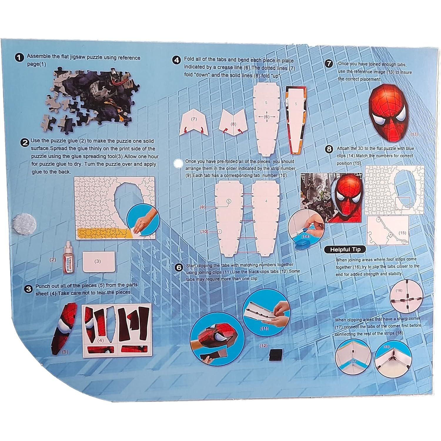 الرجل العنكبوت الحقيقي 3D اللغز كل شيء للأطفال