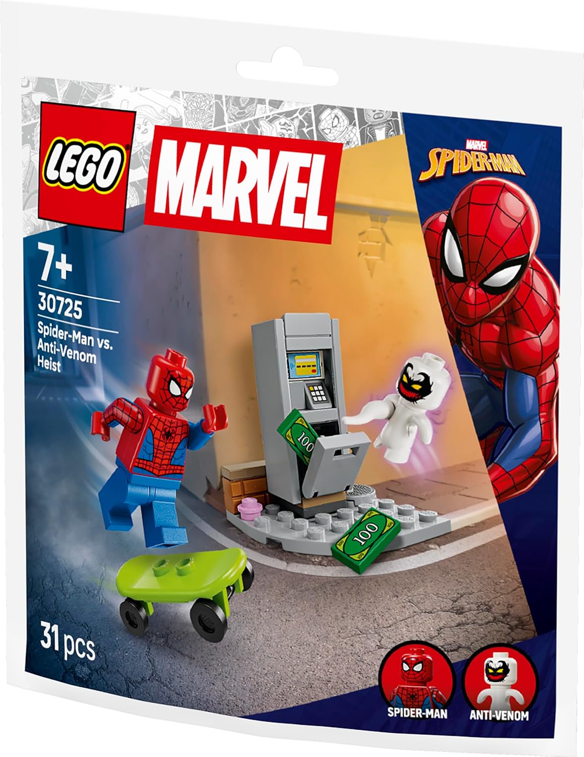 LEGO Marvel Spider-Man vs. Anti-Venom Heist 30725 (Paperbag)