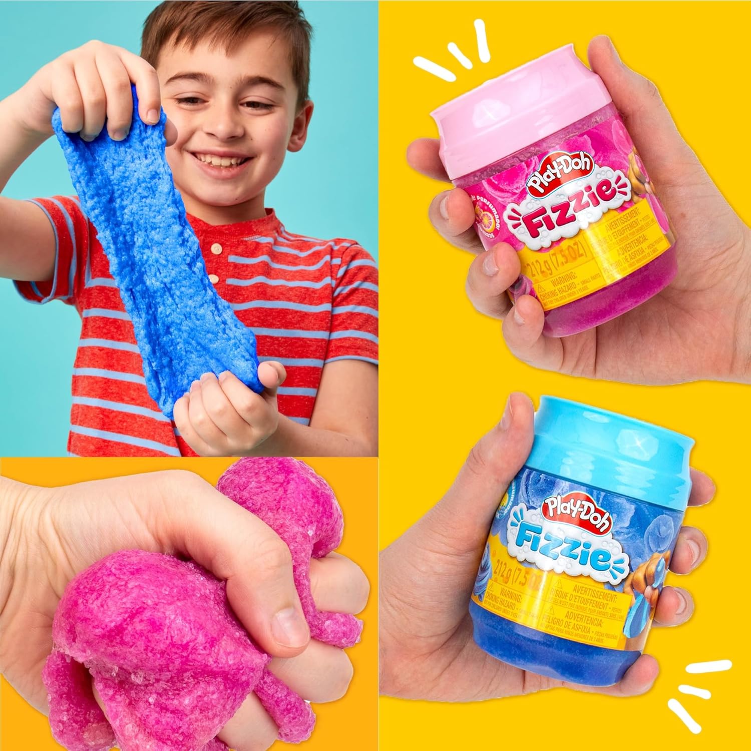 Hasbro Play Doh Fizzie Slime - Pink Lemonade