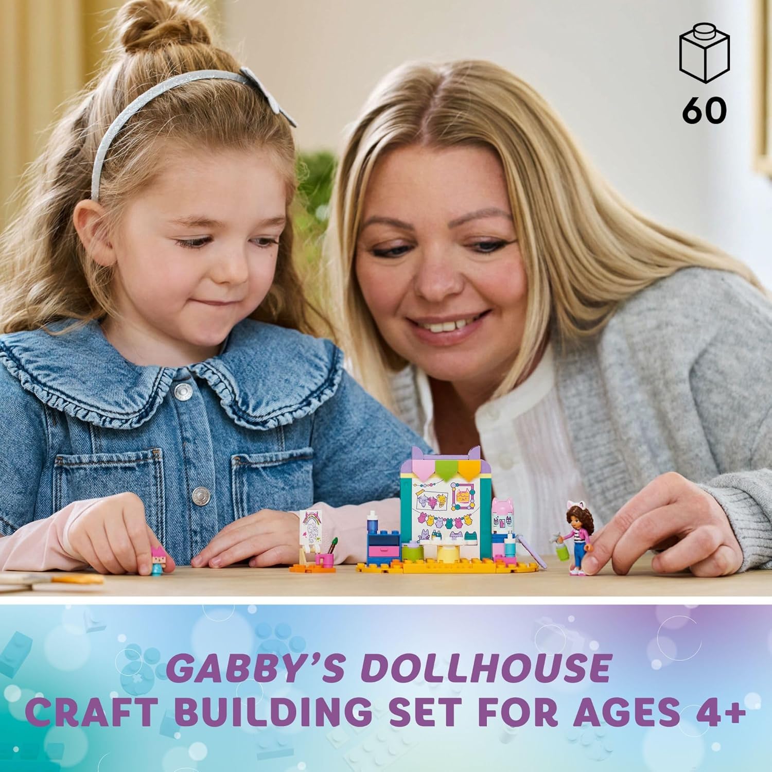 LEGO 10795 Gabby's Dollhouse Crafting with Baby Box Building Toys