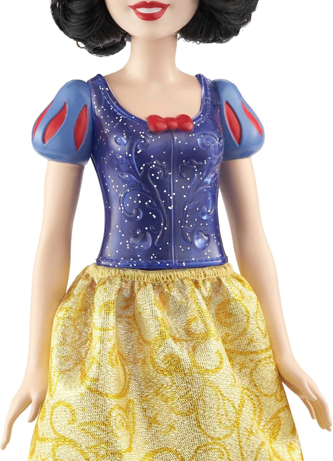 Mattel Disney Princess Toys, Snow White Fashion Doll, Sparkling Look with Black Hair, Brown Eyes & Hair Accessory, Inspired by the Movie