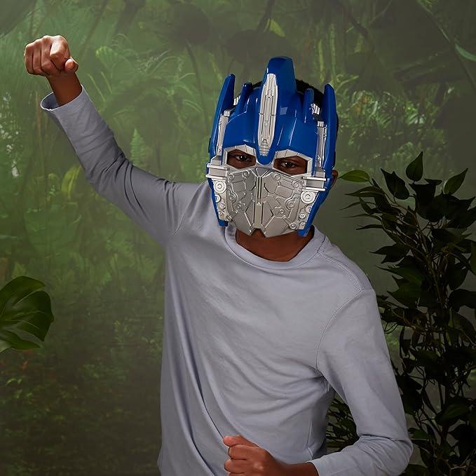 Hasbro Transformers Toys Rise of the Beasts Movie Optimus Prime Roleplay Costume Mask for Ages 5 and Up, 10-inch