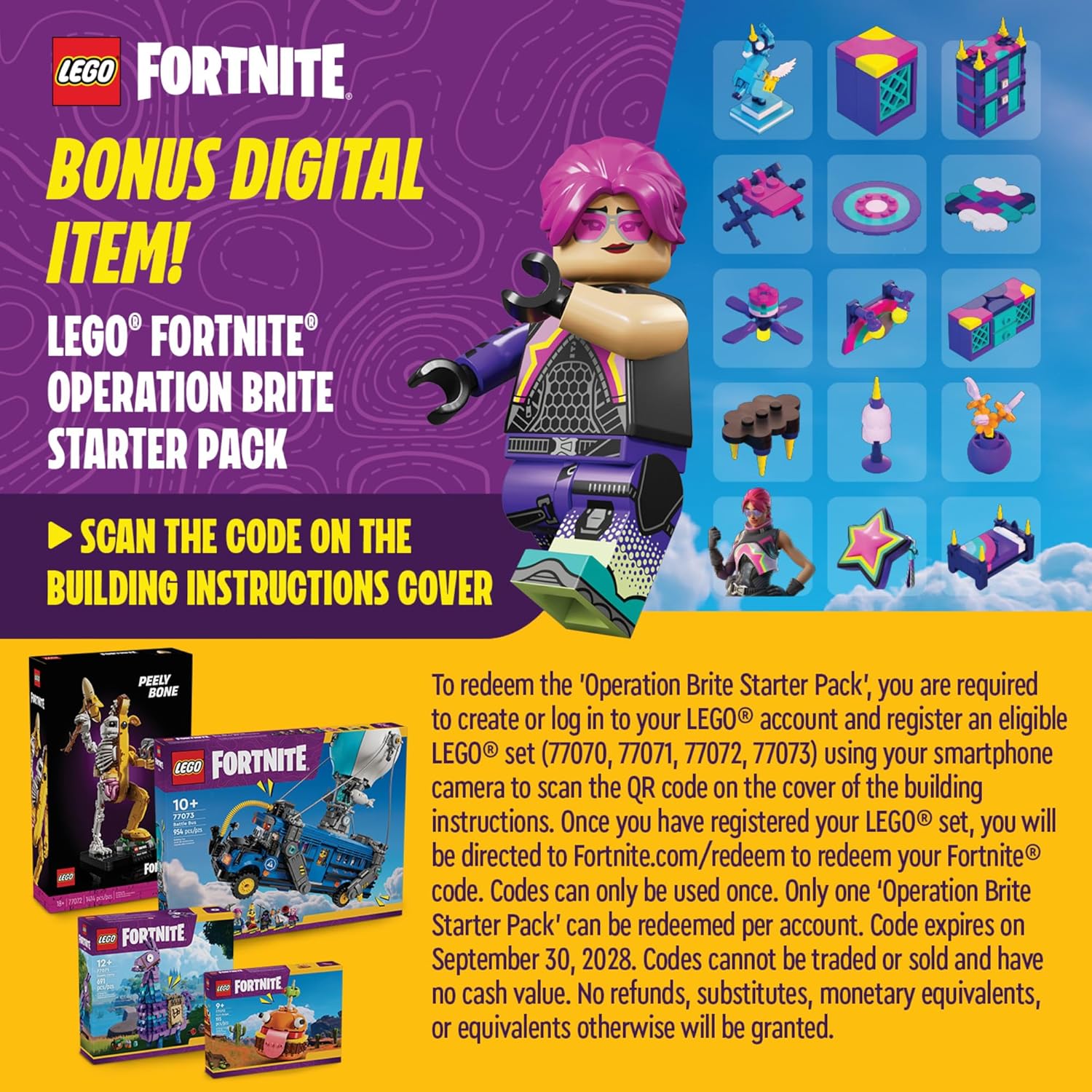 LEGO 77070 Fortnite Durrr Burger Building Set - Kids Toy for Gamers, Ages 9+ - Display Model, Collectible Fortnite Toy - Gift for Boys & Girls