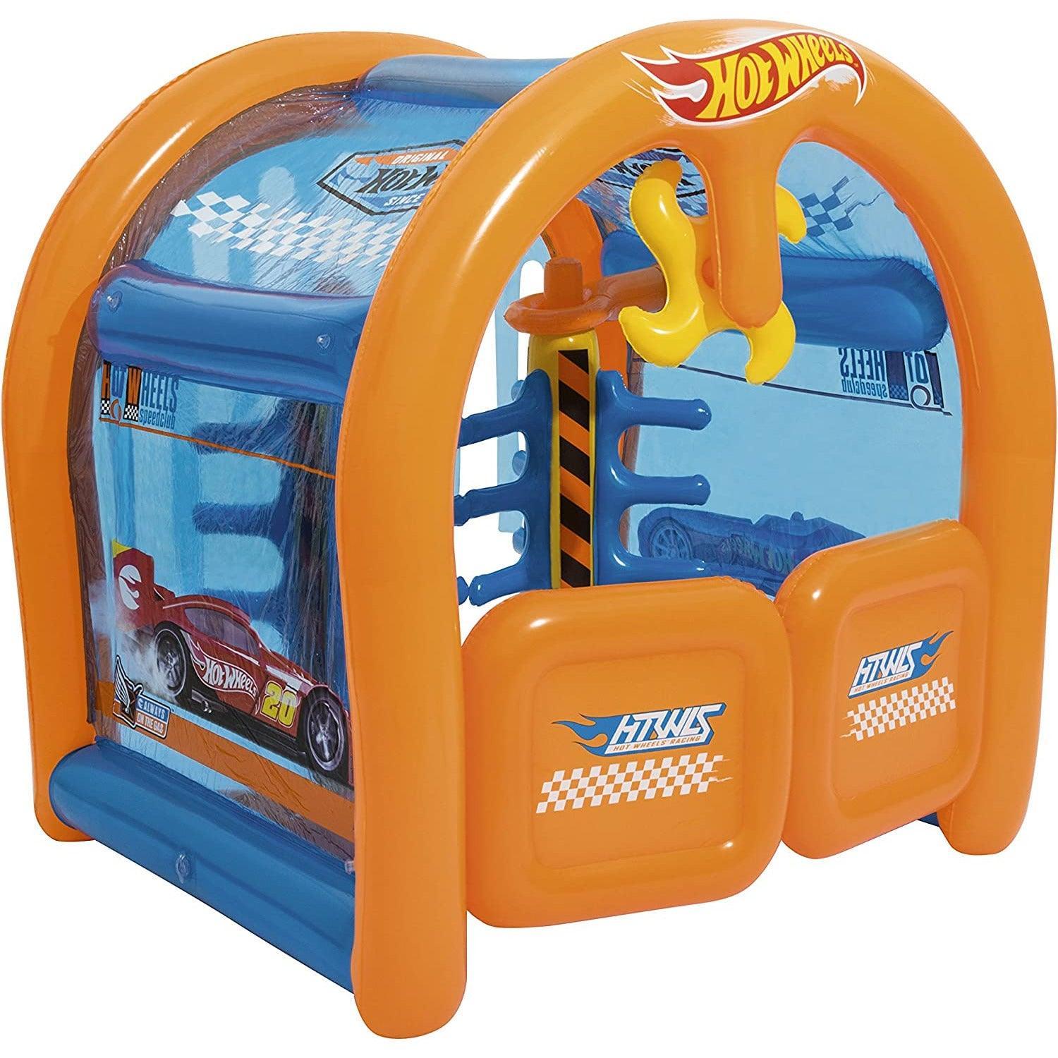 Bestway 93406 Car Wash Center Hot Wheels 1.53m x 1.31m x 1.50m - BumbleToys - 8-13 Years, Boys, Eagle Plus, Floaters, Girls, Sand Toys Pools & Inflatables, unicorn