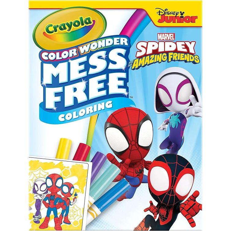 Crayola Color Wonder, Spiderman Coloring Pages & Mess Free Markers, Gift