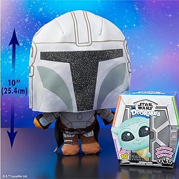 Just Play Star Wars™ Doorables Puffables Plush – Star Wars: The Mandalorian™, 10-inch Squishy Plush Featuring Glitter Eyes, Styles May Vary