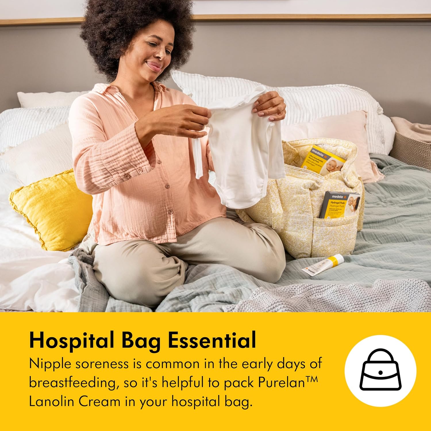 كريم حلمة الثدي بيورلان لانولين من ميديلا، لتخفيف التهاب الحلمات وجفاف الجلد أثناء الرضاعة الطبيعية، آمن على الطفل الرضيع، طبيعي، مضاد للحساسية، خالٍ من العطور، 37 جرام