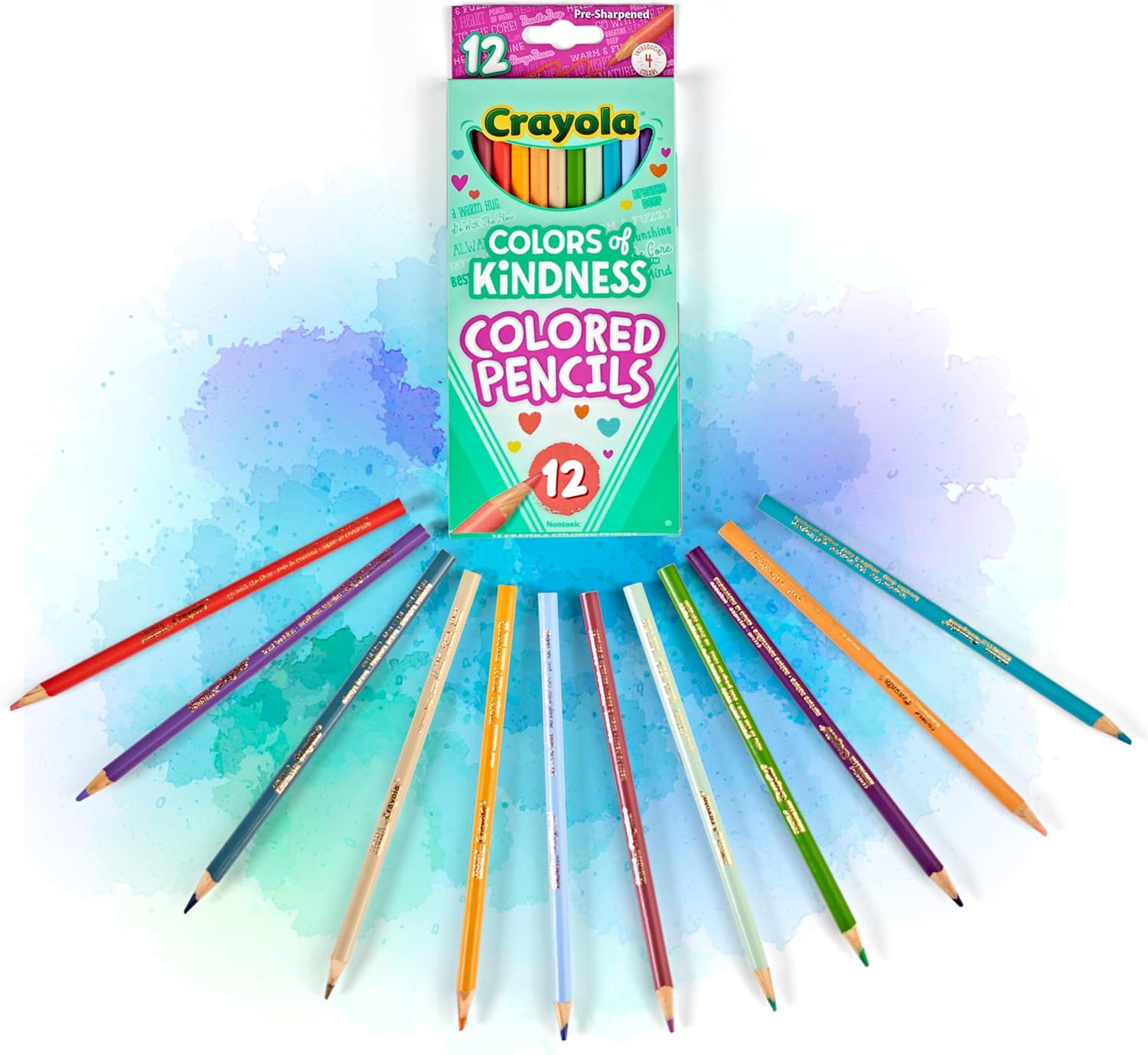 CRAYOLA Colours of Kindness Pencils - Assorted Colours (Pack of 12)