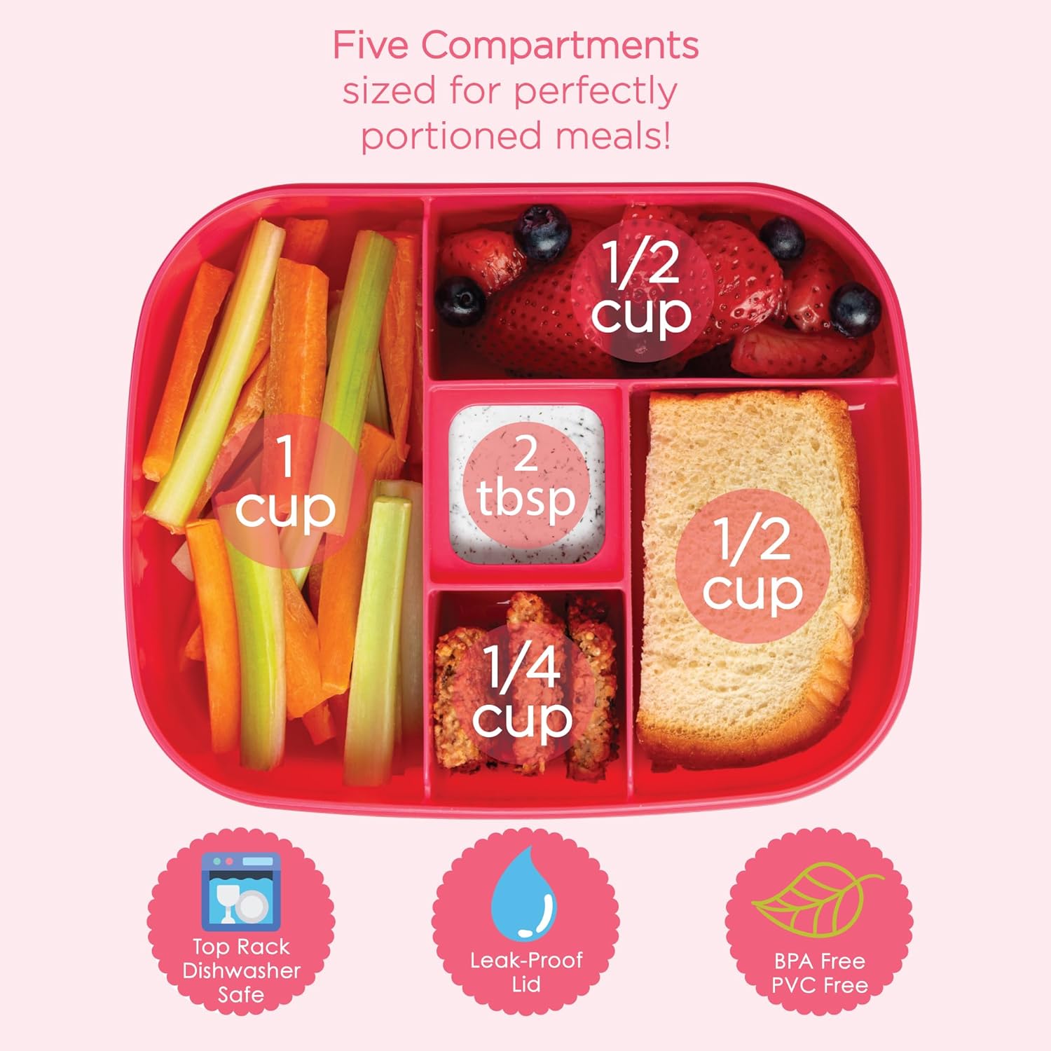 Stephen Joseph - Bento Box With Removable Tray - Mermaid