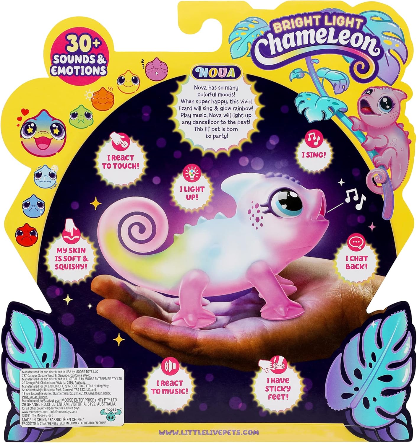 Little Live Pets Lil' Chameleon S2 Single Pk Nova