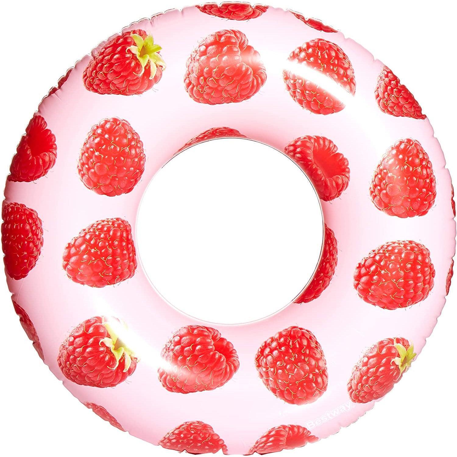 Bestway 36231 Scentsational Raspberry Inflatable Swim Ring Tube 119Cm ...