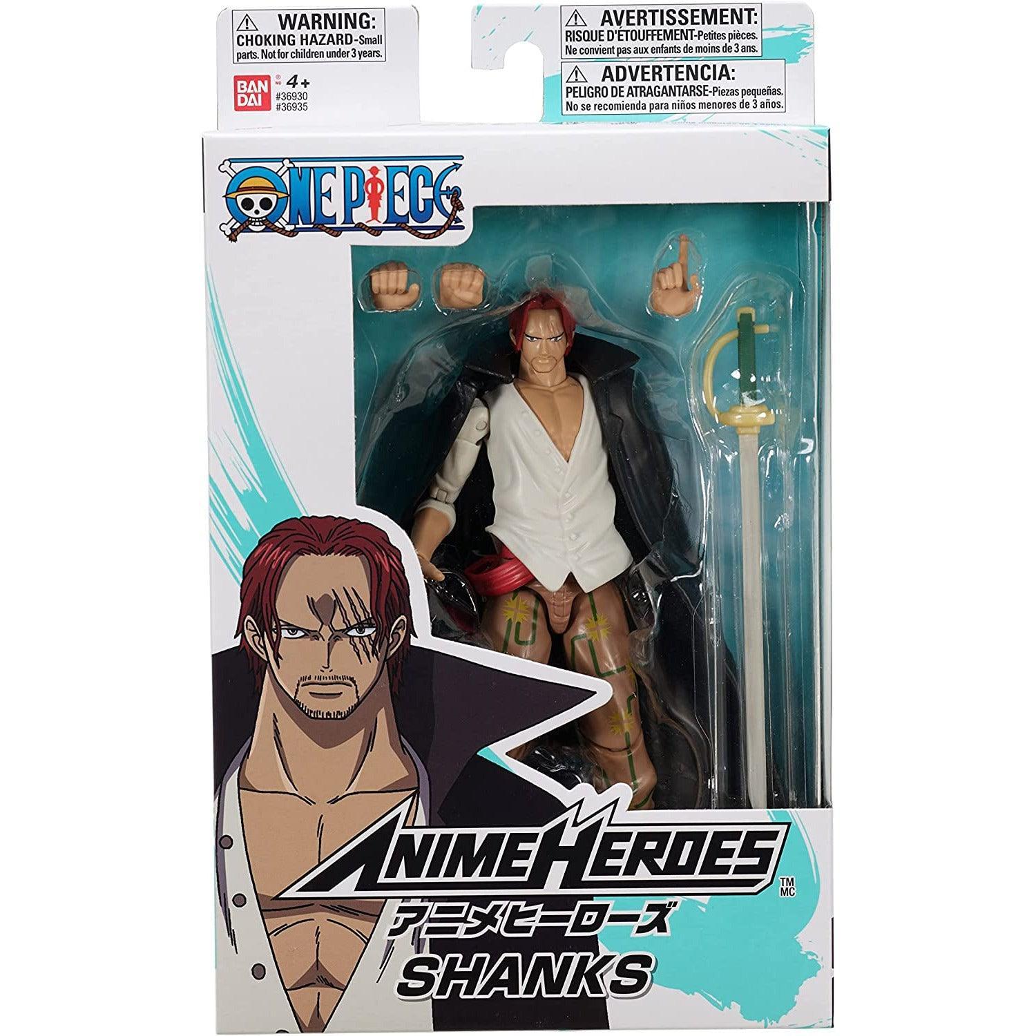 ANIME HEROES One Piece Shanks Figure - BumbleToys - 6+ Years, 6-8 years, Action Figures, Boys, Characters, Figures, Heroes, OXE, Pre-Order