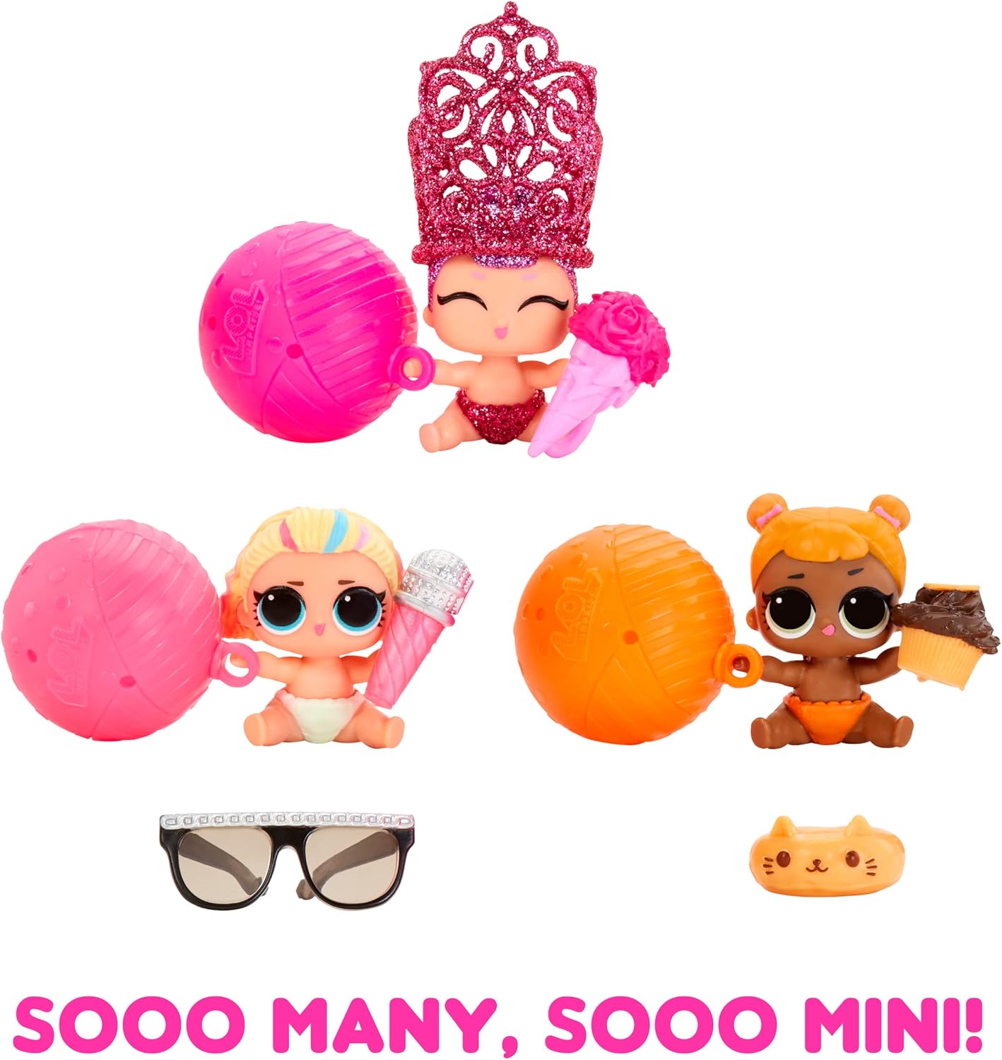 L.O.L. Surprise! Lil Sisters- with Collectible Doll, 5 Surprises, Mini Ball, Limited Edition Dolls- Great Gift for Girls Age 4+