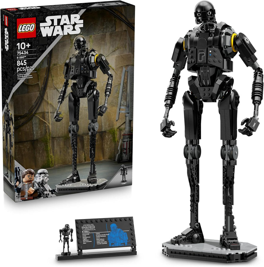 LEGO Star Wars: روبوت الأمن K-2SO من أندور - لعبة بناء للأطفال، للأعمار 10+ - هدية رائعة للأولاد والبنات - نموذج للتركيب وفكرة لتزيين الغرفة لمحبي مغامرات الخيال العلمي - 75434
