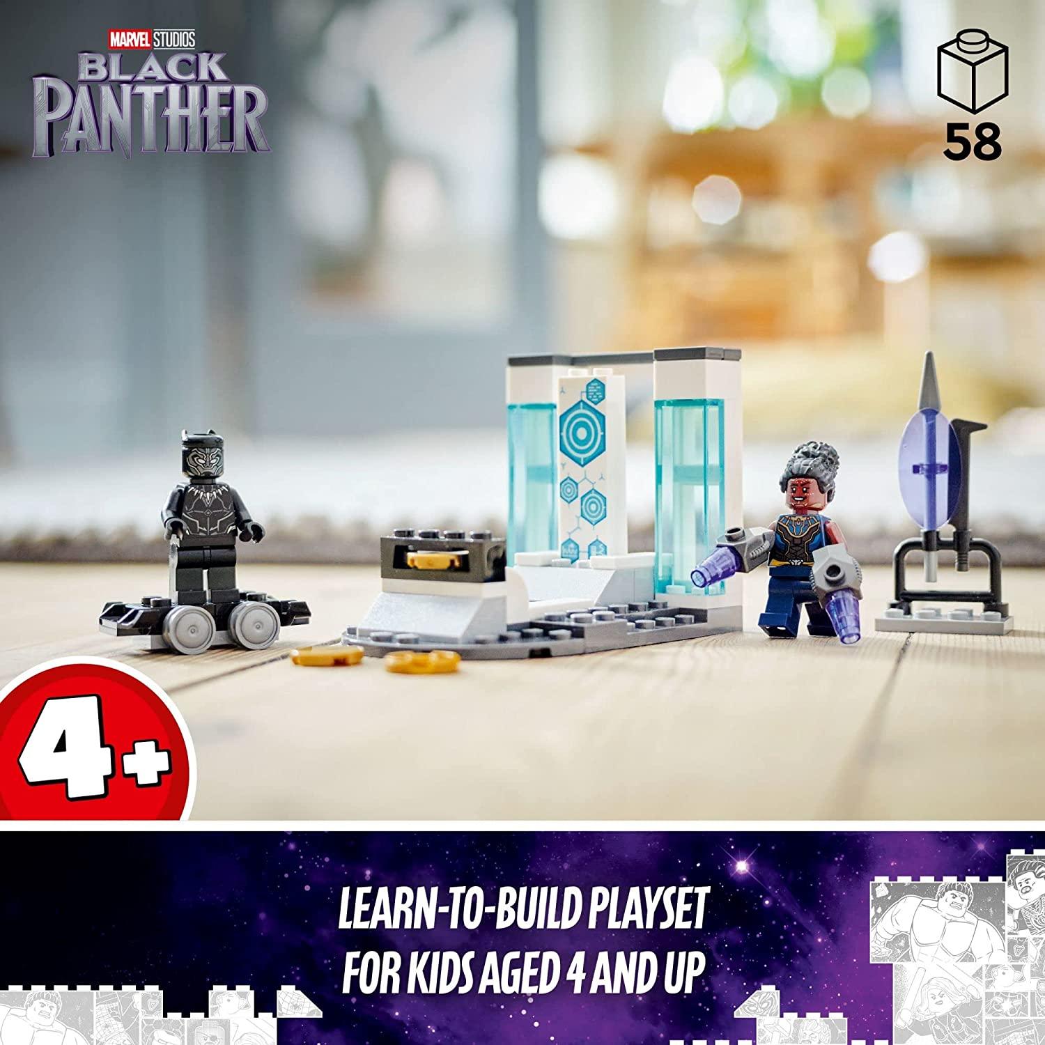 LEGO 76212 Marvel Shuri's Lab, Black Panther Construction Learning Toy with Minifigures - BumbleToys - 14 Years & Up, 18+, Boys, LEGO, Marvel, OXE, Pre-Order
