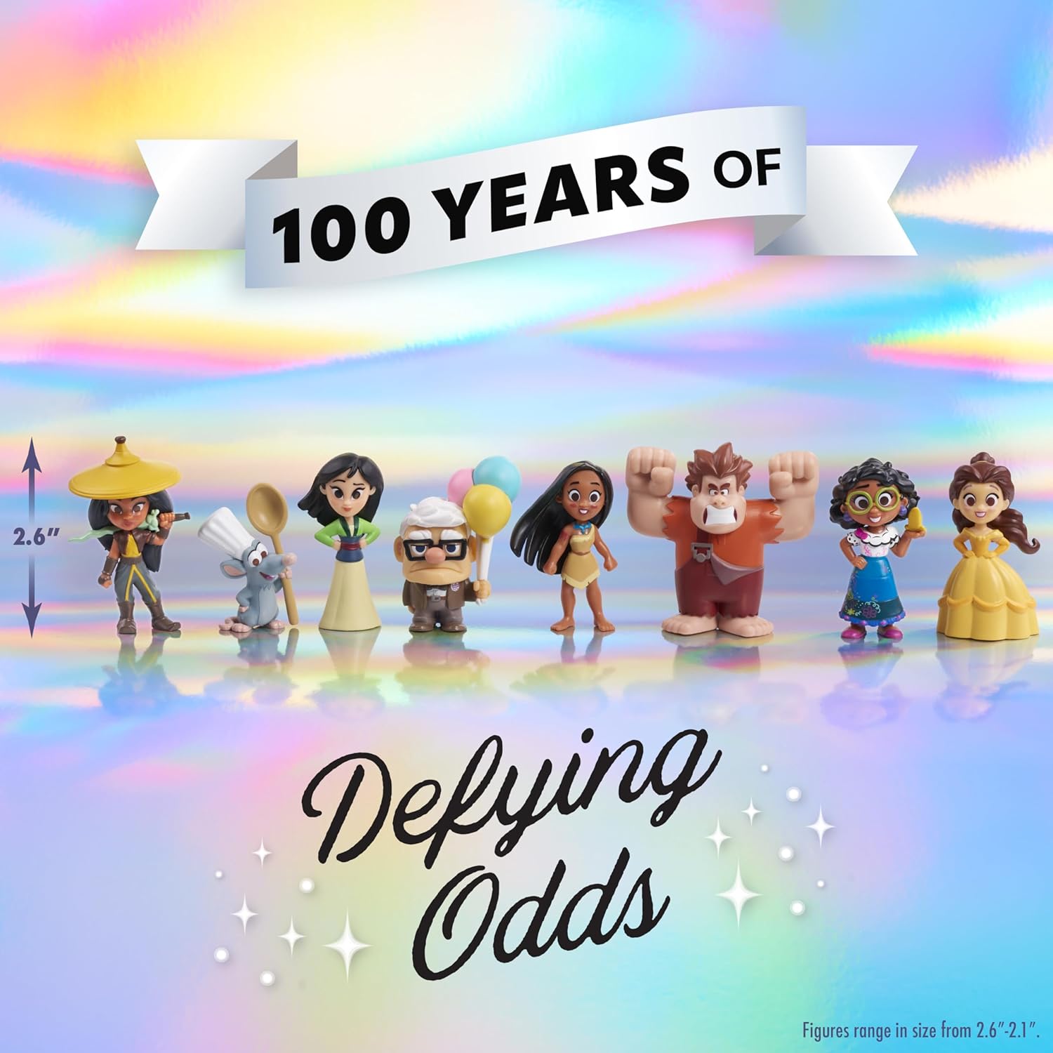 Just Play Disney100 Years of Defying Odds Celebration Collection Limited Edition 8-piece Figure Pack