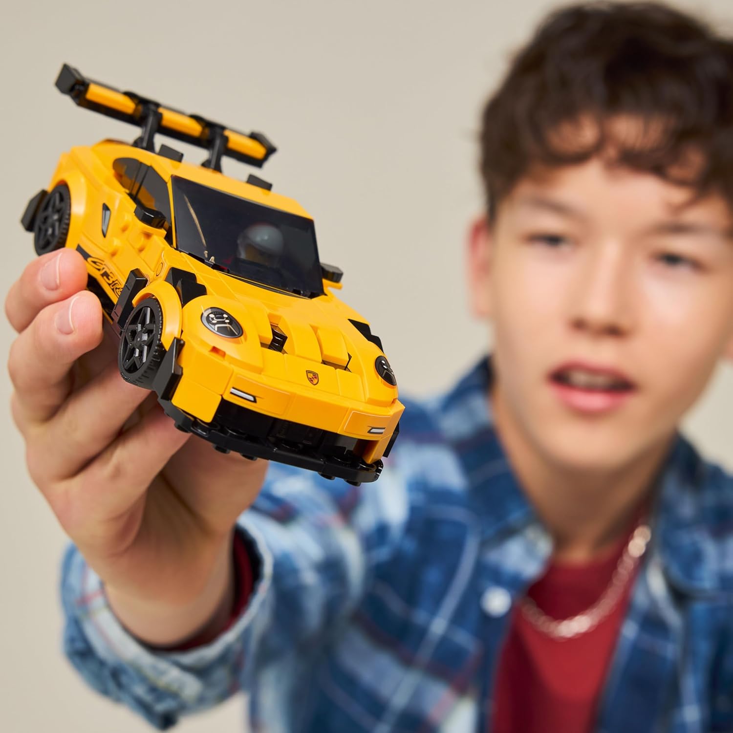 LEGO 77239 Speed Champions Porsche 911 GT3 RS Super Car Toy - Model Kit and Pretend Play Toy for Boys and Girls Ages 9+