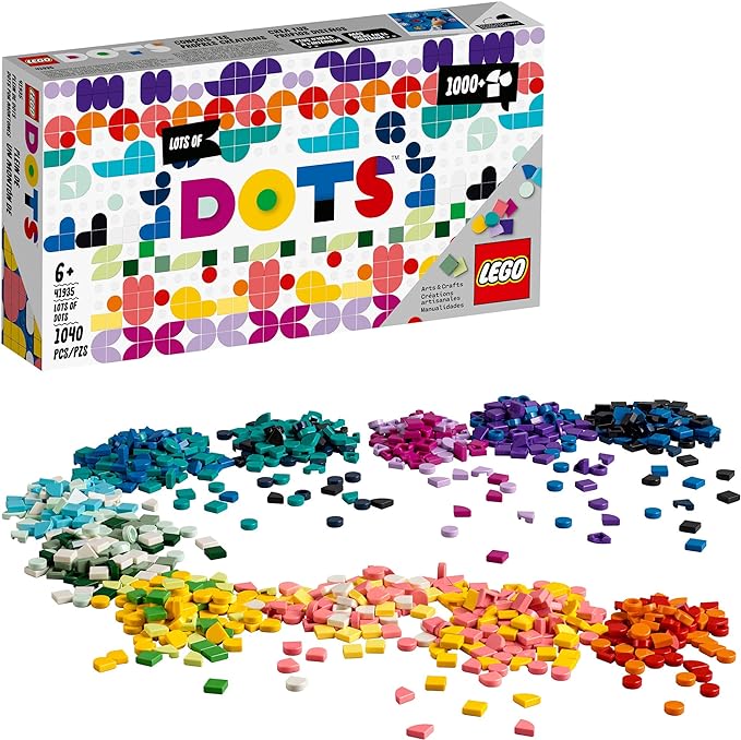 LEGO DOTS Lots of DOTS 41935 DIY Craft Decoration Kit; Makes a Perfect to Inspire Imaginative Play; New 2021 (1,040 Pieces)