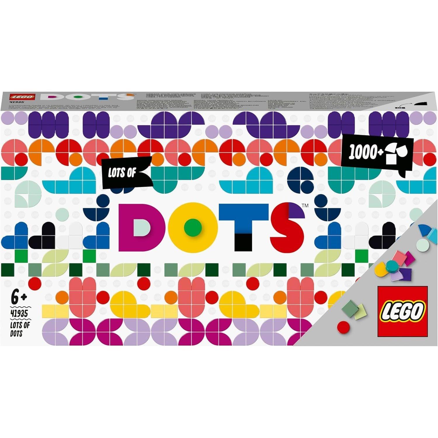 LEGO DOTS Lots of DOTS 41935 DIY Craft Decoration Kit; Makes a Perfect to Inspire Imaginative Play; New 2021 (1,040 Pieces)