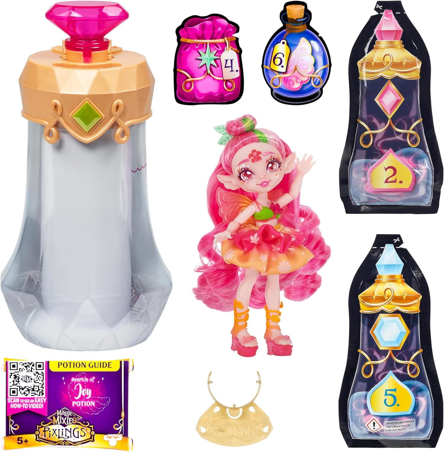 Magic Mixies Pixlings. Faye The Fairy Pixling. Create and Mix A Magic Potion That Magically Reveals A Beautiful 6.5