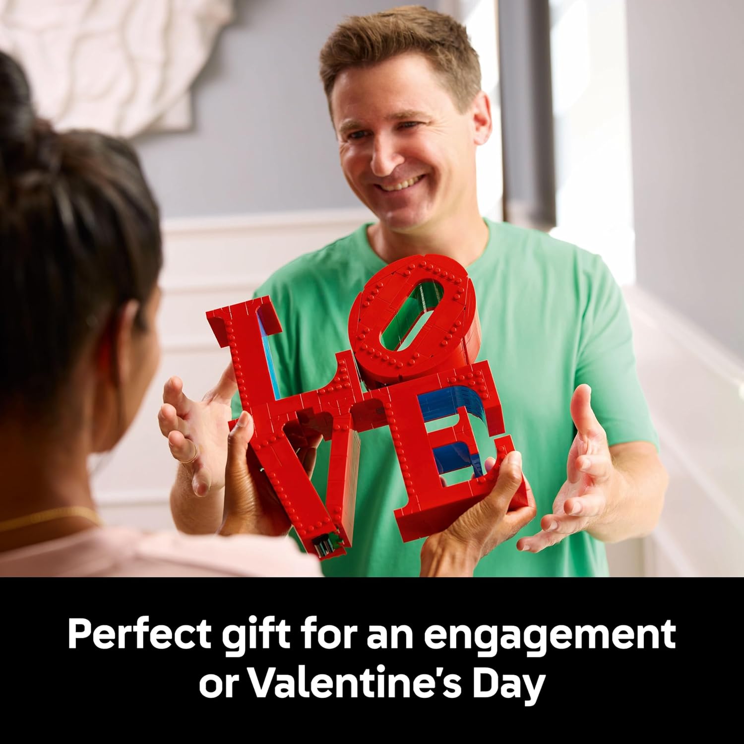 LEGO Art Love Collectible Building Set - DIY Kit for Adults, Ages 18+ - Gifts for Birthdays - Home Decor to Display on Table - 31214