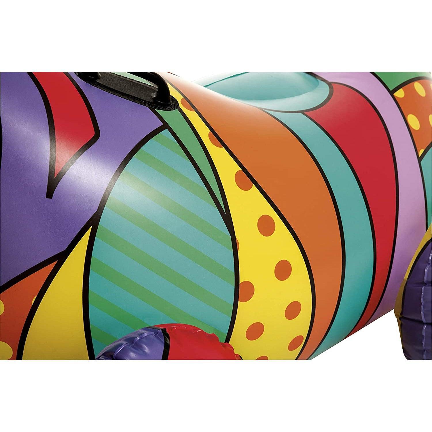 Bestway 41116 Pool Lake Inflatable Summer Party Ride-On Float w/Heavy-Duty Handles - Rhino - BumbleToys - 5-7 Years, Eagle Plus, Floaters, Girls, Sand Toys Pools & Inflatables