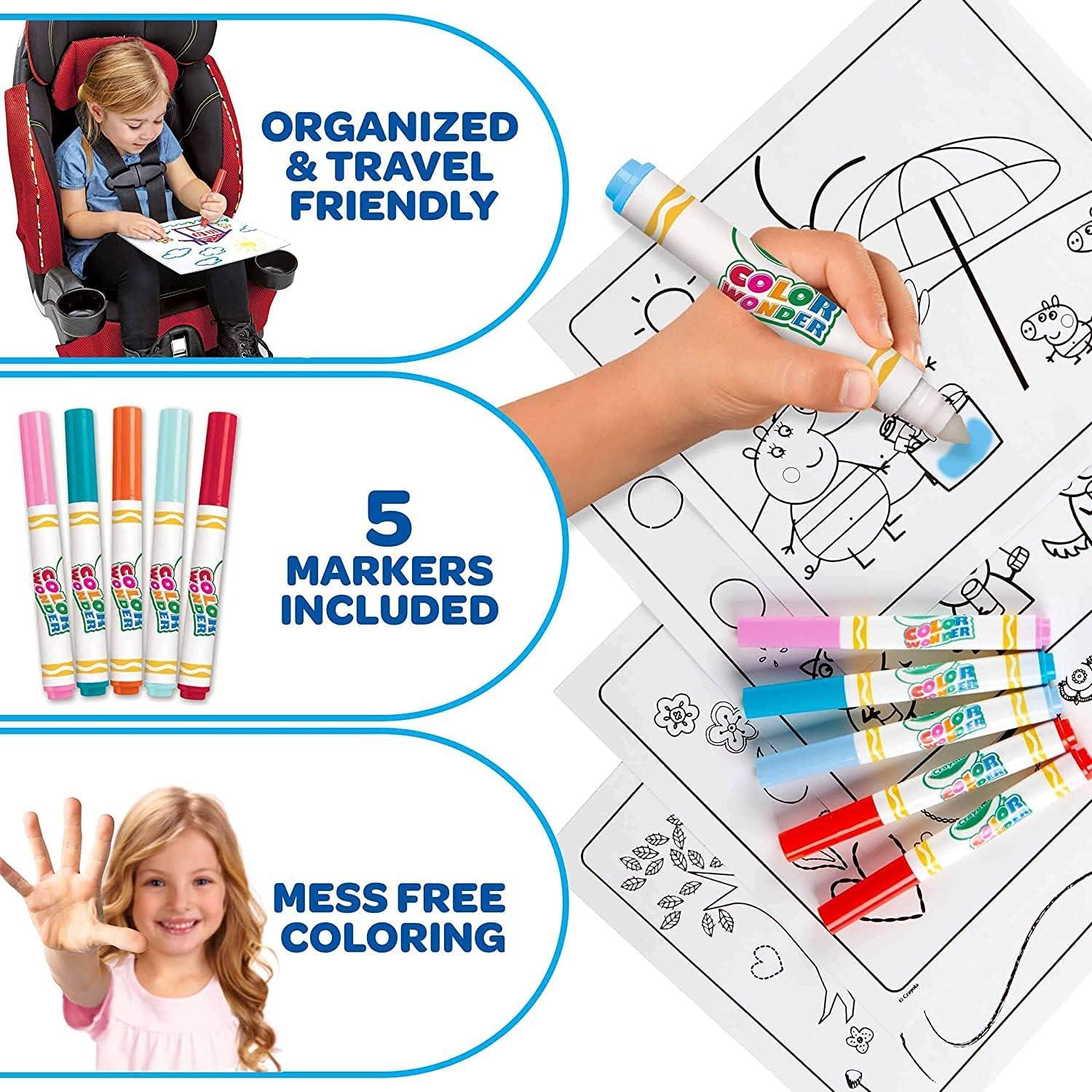 Crayola Mess Free Color Wonder Set Paw Patrol, coloring book, 4 markers