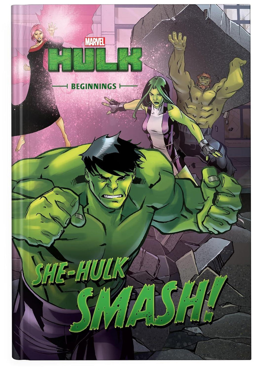 بدايات مارفل هالك قصة قصيرة بعنوان She-Hulk Smash! غلاف مقوى