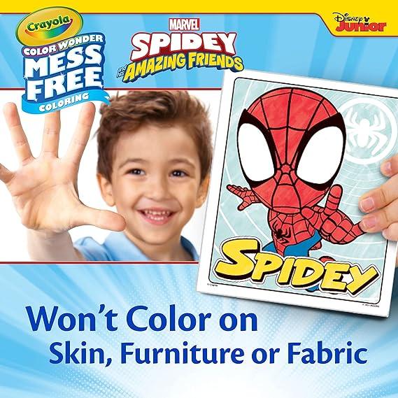 Crayola Color Wonder, Spiderman Coloring Pages & Mess Free Markers, Gift